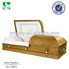 China's exports of cherry wood elegant casket sell like hot cakes